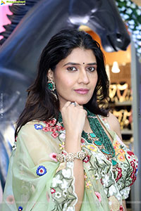 Punam Shail stills in Elegant Silk Lehenga Choli