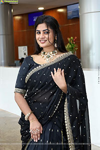Siri Papa stills in Black Saree, HD Gallery