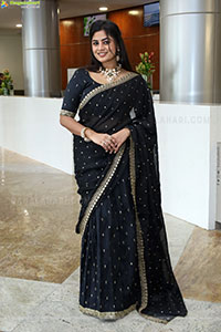 Siri Papa stills in Black Saree, HD Gallery