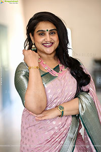Vanitha Vijaykumar at Agadha Teaser Launch