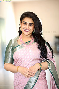 Vanitha Vijaykumar at Agadha Teaser Launch