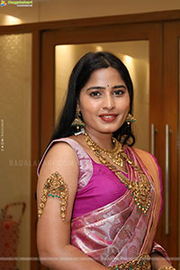 Vrindha Reddy Poses with Traditional Jewellery
