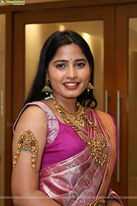 Vrindha Reddy Poses with Traditional Jewellery