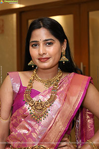 Vrindha Reddy Poses with Traditional Jewellery