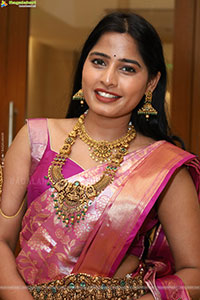Vrindha Reddy Poses with Traditional Jewellery