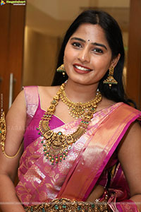 Vrindha Reddy Poses with Traditional Jewellery