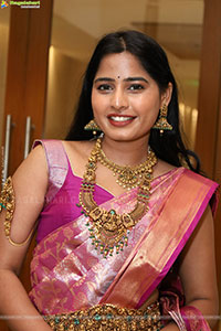 Vrindha Reddy Poses with Traditional Jewellery
