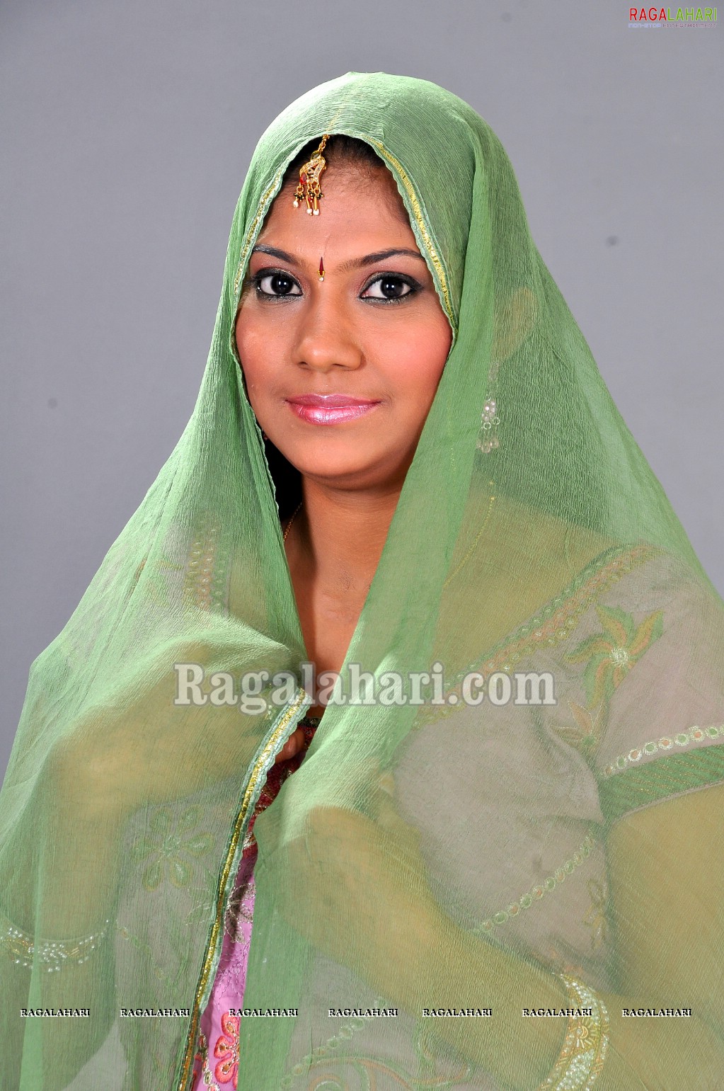 Swetha in Pink Churidar Exclusive Photo Shoot