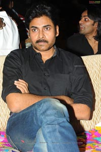 Pawan Kalyan with Akhira Nandan at Panjaa Audio Release