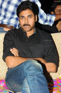 Pawan Kalyan with Akhira Nandan at Panjaa Audio Release