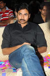 Pawan Kalyan with Akhira Nandan at Panjaa Audio Release