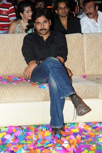 Pawan Kalyan with Akhira Nandan at Panjaa Audio Release