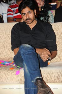 Pawan Kalyan with Akhira Nandan at Panjaa Audio Release