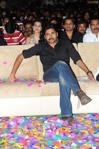 Pawan Kalyan with Akhira Nandan at Panjaa Audio Release