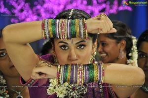 Taapsee in Purple Lehanga Choli