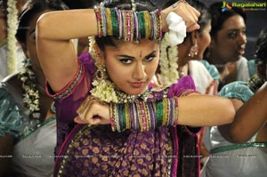 Taapsee in Purple Lehanga Choli