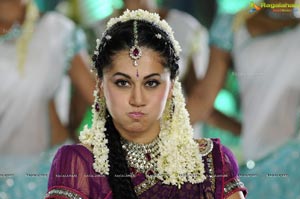 Taapsee in Purple Lehanga Choli