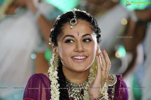 Taapsee in Purple Lehanga Choli