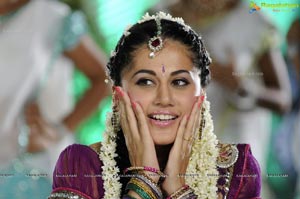 Taapsee in Purple Lehanga Choli