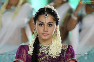 Taapsee in Purple Lehanga Choli