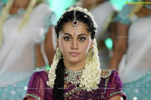 Taapsee in Purple Lehanga Choli