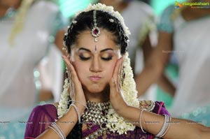 Taapsee in Purple Lehanga Choli