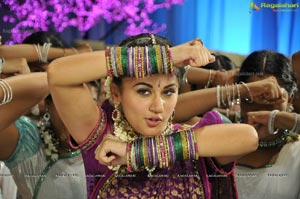 Taapsee in Purple Lehanga Choli