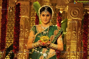 Taapsee in Traditional Indian Marriage Saree