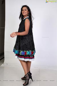 Divya Rao in Black Dress