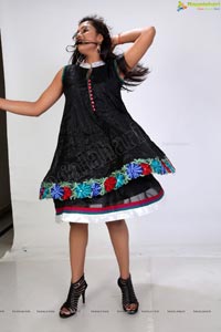 Divya Rao in Black Dress