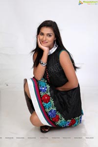 Divya Rao in Black Dress