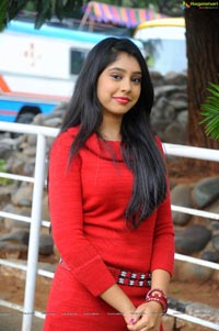 Beautiful Niti Taylor in Red Dress