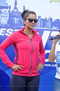 Sania Mirza NDTV Walk for Fitness