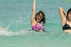 Tamanna Hot Rebel Beach Song Photos