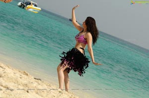 Tamanna Hot Rebel Beach Song Photos