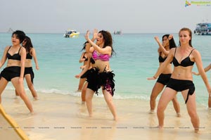 Tamanna Hot Rebel Beach Song Photos