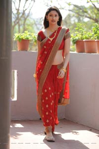 Tanvi Vyas in Hot Red Saree