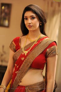 Tanvi Vyas in Hot Red Saree