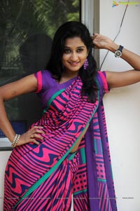 Heroine Srividya in Hot Saree