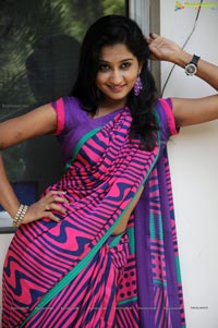 Heroine Srividya in Hot Saree