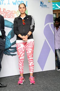 Sania Mirza at Apollo Cancer Hospital Hyderabad