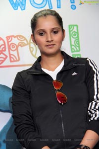 Sania Mirza at Apollo Cancer Hospital Hyderabad