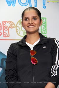 Sania Mirza at Apollo Cancer Hospital Hyderabad