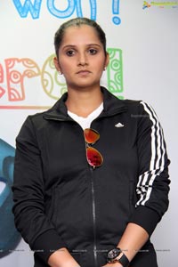 Sania Mirza at Apollo Cancer Hospital Hyderabad