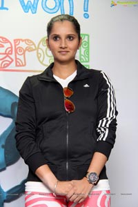 Sania Mirza at Apollo Cancer Hospital Hyderabad