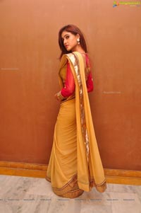 Sony Charishta in Saree Photos