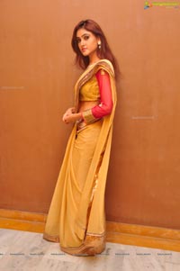 Sony Charishta in Saree Photos