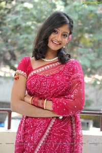 Sandeepthi in Saree