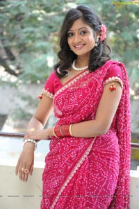 Sandeepthi in Saree