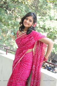 Sandeepthi in Saree